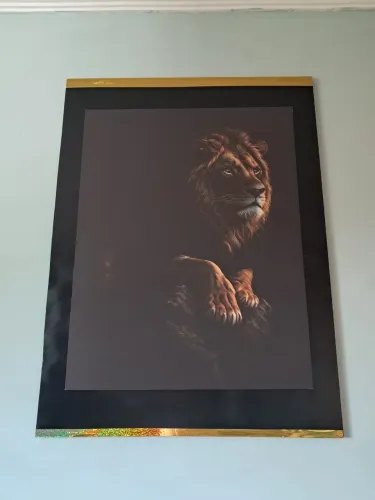 Quadro de vidro com foto plotado