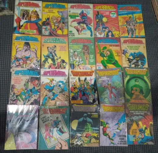Superamigos editora Abril 1-44 coleção completa RARIDADE, relíquia dos anos 80