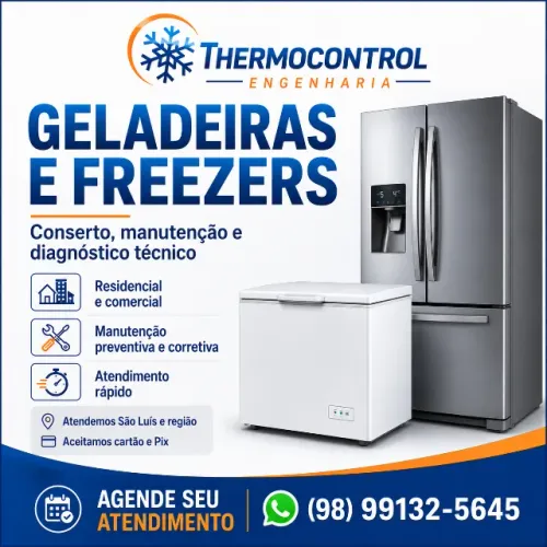 Conserto de Geladeira e Freezer em São Luís | Thermocontrol