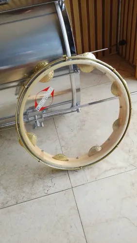 Pandeiro contemporânea 13 " Surdo 18" agogô e vc + tamborim 