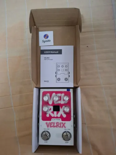 Pedal Livtra Velrix (Novo/Na Caixa) - Simulador NAM e IR (Aceito Trocas)