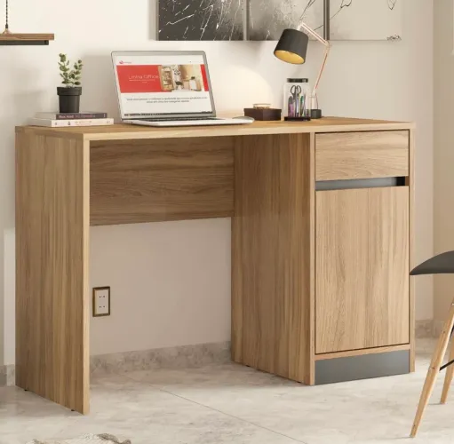 Escrivaninha Mesa de Escritório MadeiraMadeira Semi Nova 109cm
