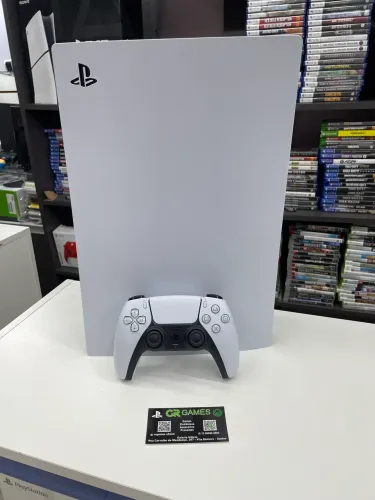 Ps5 fat com leitor semi novo e com garantia leia o anúncio