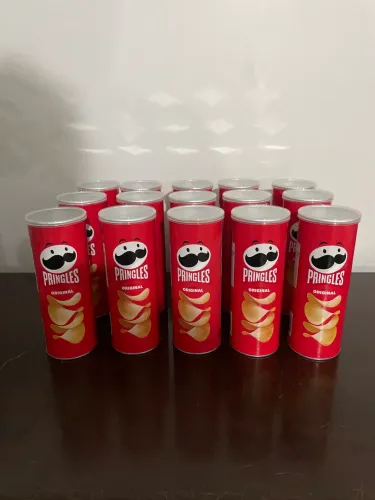 Embalagens Pringles de 104g vazias para artesanato