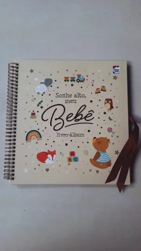 Livro-Álbum Sonhe Alto, Meu Bebê.
