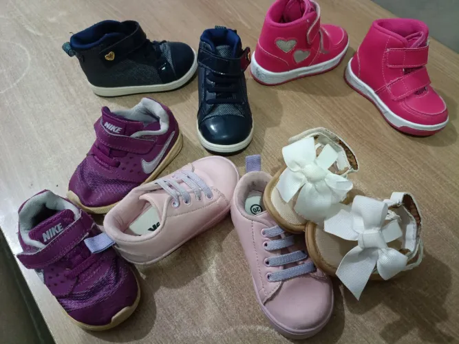 Sapato infantil lote tamanho 20