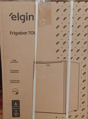 Frigobar Elgin 70L com Porta Reversível - NOVO