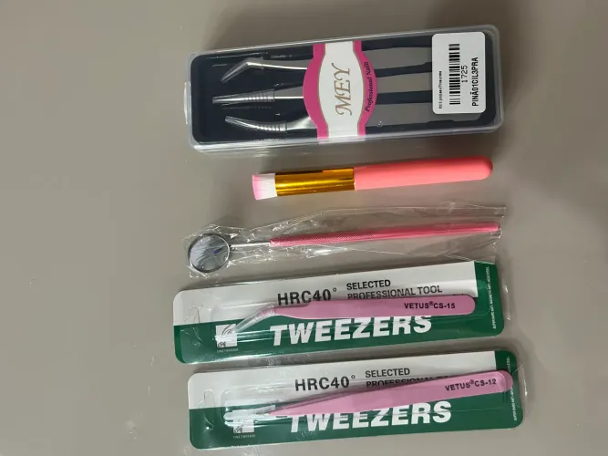 Itens para extensão de cílios