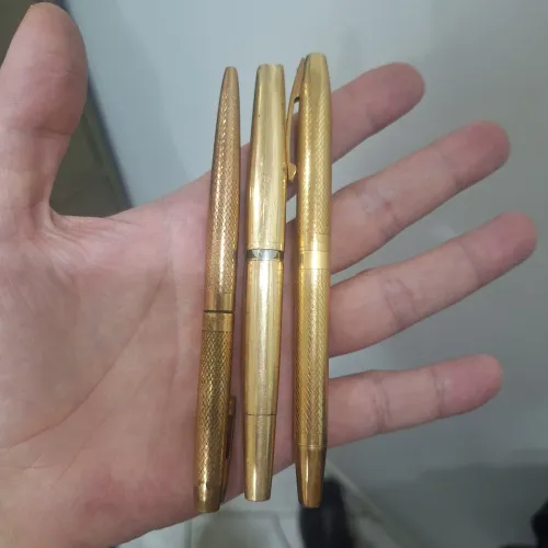 Canetas goleadas a ouro Sheaffer