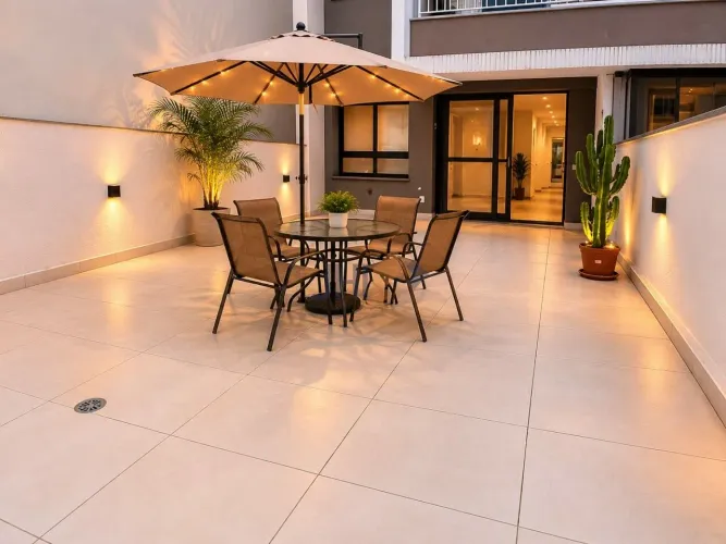 Studio em Pinheiros com 27 m² mais 40 m² de área livre exclusiva, mobiliado, para locação