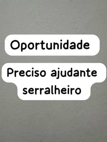 Preciso ajudante