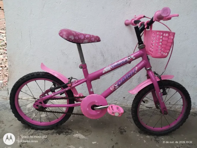 Bicicleta aro 16 para criacasde 3 à 5 anos 