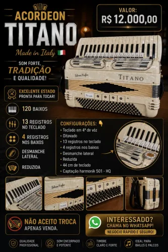 Acordeon titano 120 Reduzida