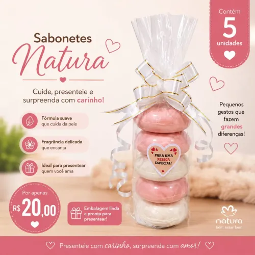 Sabonetes Natura 