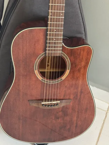 Violão Elétrico Strinberg Diamond DD1C folk + Case de proteção