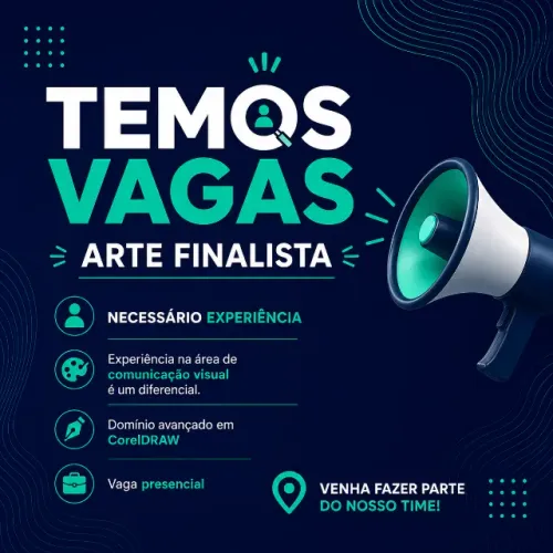 Vaga para arte finalista