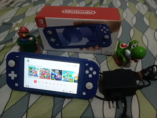 NINTENDO SWITCH LITE DESTRAVADO COMPLETO