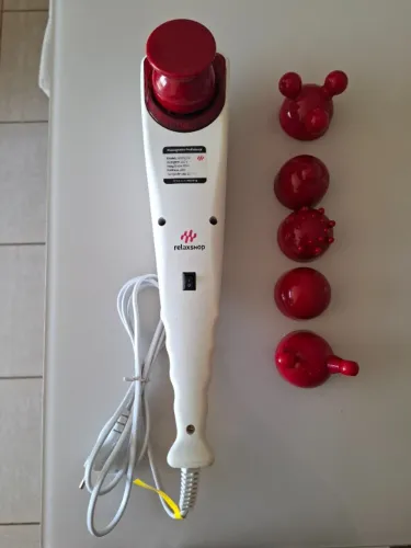 Massageador Manual Infravermelho Vibratório Percussão