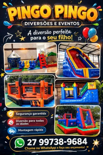 Futebol de Sabão, Touro Mecânico,Tobogã Grande, Algodão Doce, Guerra de Cotonetes Ringue,