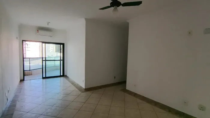 Aviação - Apartamento para aluguel com sacada 122m2 com 2 quartos 1 suíte em Praia Grande