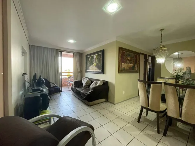 Apartamento para Venda em Fortaleza, Fátima, 3 dormitórios, 1 suíte, 2 banheiros, 2 vagas