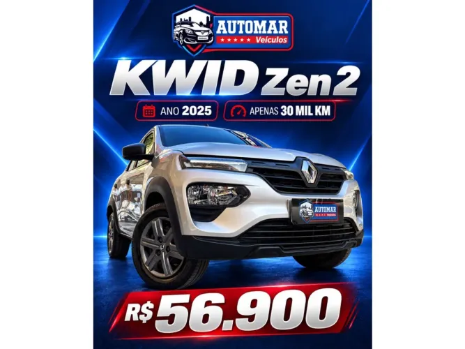 Renault Kwid Zen 1.0 Flex 12V 5P Mec. 2025