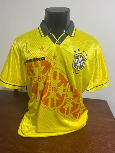 Camisa Seleção Brasil 1994/95 tamanho GG