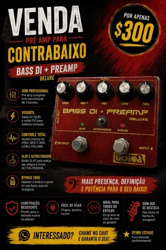 Pedal pré Amp.