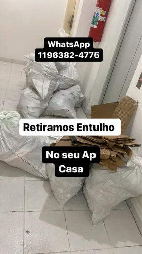 Entulho ,retiramos no seu apartamento ou casa