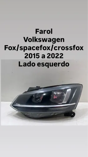Farol Volkswagen fox/spacefox/crossfox 2015 16 17 18 19 20 21 2022 Le original 