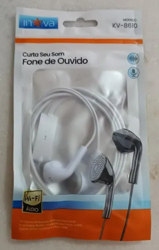 Fone de Ouvido com fio - Inova