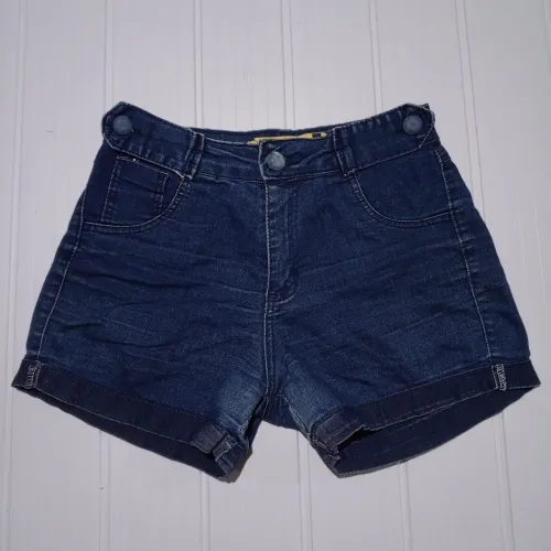 Shorts jeans feminina tamanho 38 short feminino jeans azul