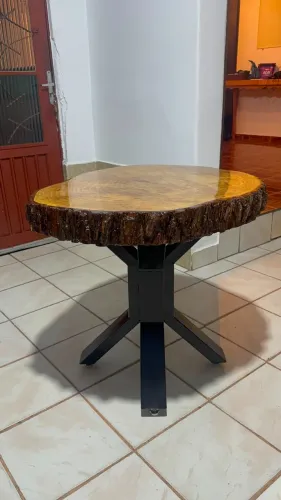 Mesa Centro Resina Epóxi