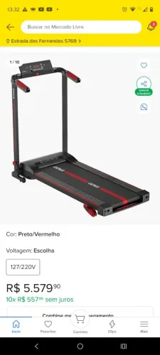 Esteira Genis semi nova