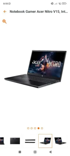 Notebook Acer 7037 16GB RTX 4050