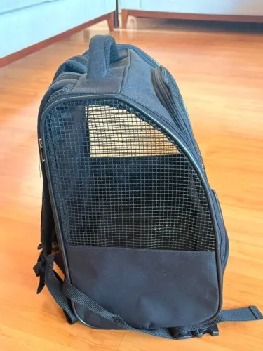 Mochila de Transporte Pet Pequeno São Pet - Conforto e Segurança
