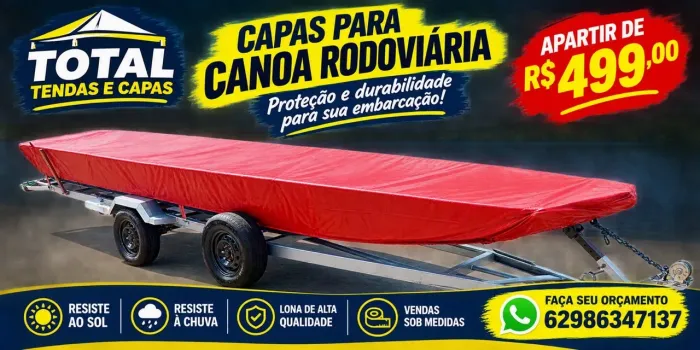 Capa para canoas sob medidas