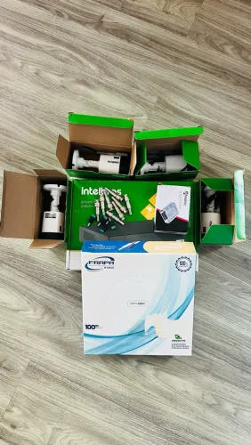 Kit 04 câmeras Intelbras VHL1120B 4 geração 2 HD