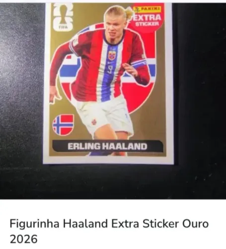 Figurinha Rara 0uro 2026