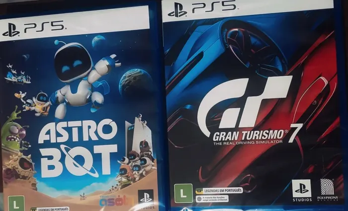 Combo PS5: Astro Bot + GT7 - Jogos Originais