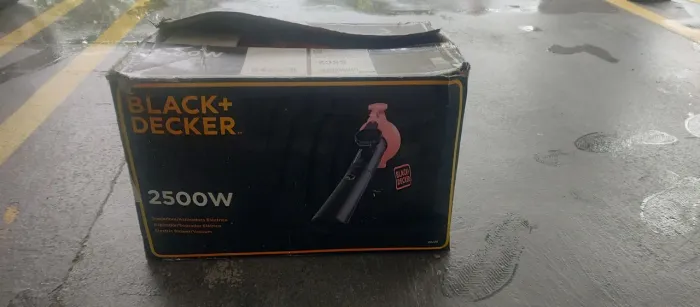 Assoprador/aspirador de folhas Black And Decker 2500 w