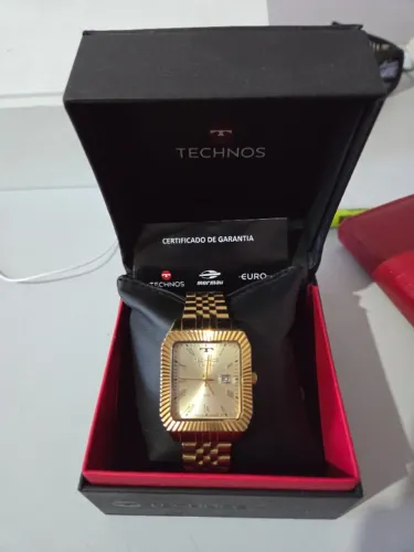 Relógio Masculino Technos Riviera Dourado 2015CEE/1D