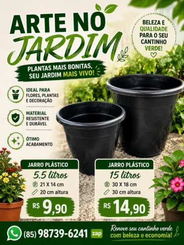 Jarros plástico 