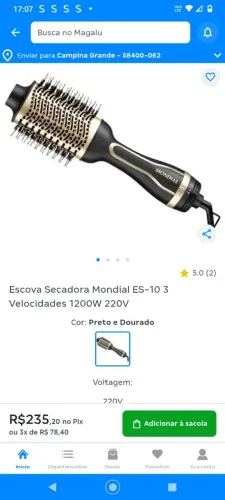 Vendo escova giratória ?