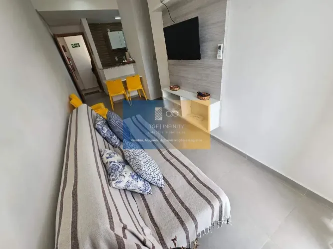 Jardim dos Corais | Flat Mobiliado a 150m do Mar por R$ 300 Mil