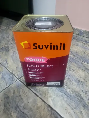 Lata de tinta suvinil branco fosco Premium 
