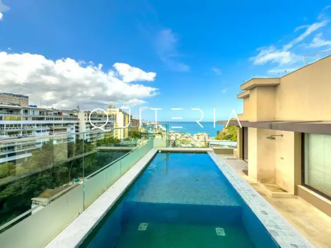 Cobertura Linear à venda no Leblon 307m² 3 suítes 3 vagas