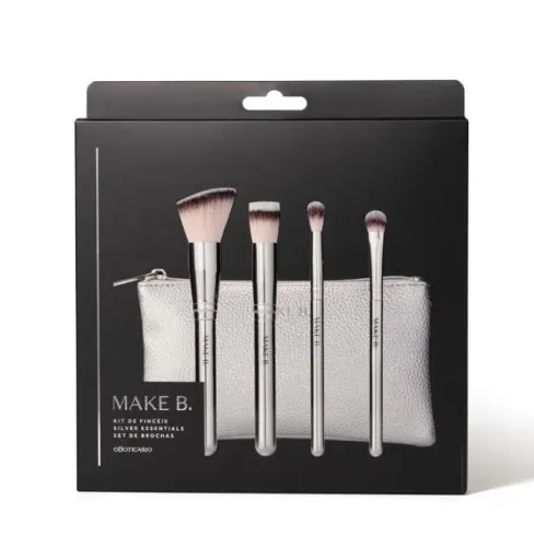 Kit de pincéis para maquiagem.