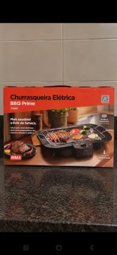 Churrasqueira Elétrica na caixa