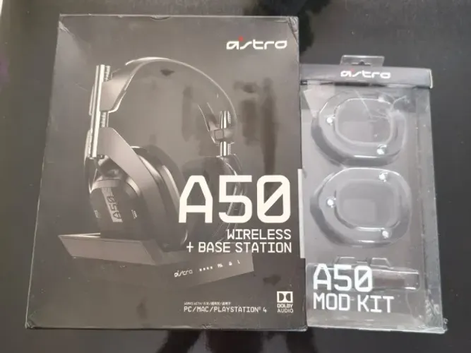 Astro A50 Gen4 + Base de Carregamento e Mod Kit